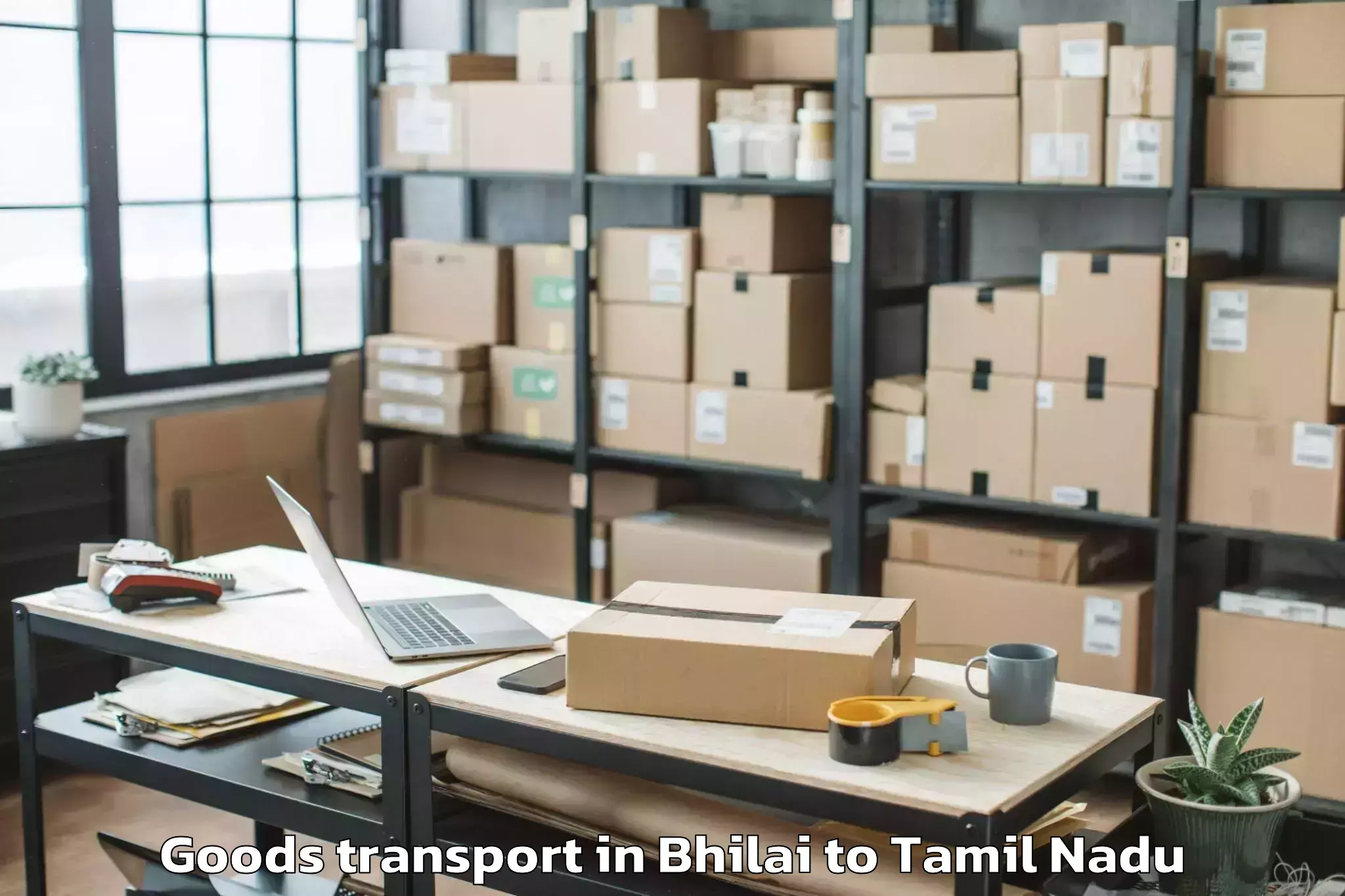 Expert Bhilai to Chetput Goods Transport